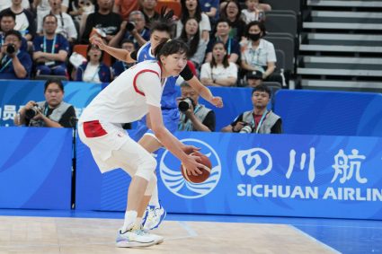 Media person: Congratulations on beating Japan twice the gold medal in women’s basketball and taking advantage of the height advantage