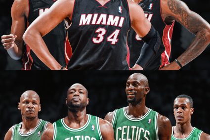 The US media posted a picture and asked: If Wade and Pierce exchange teams, who can win more championships?